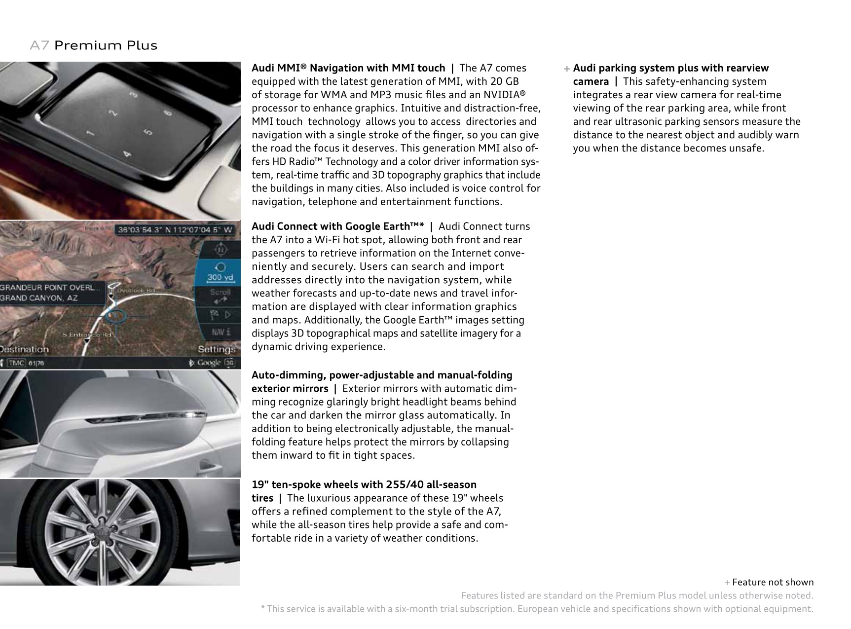2012 Audi A7 Brochure Page 21
